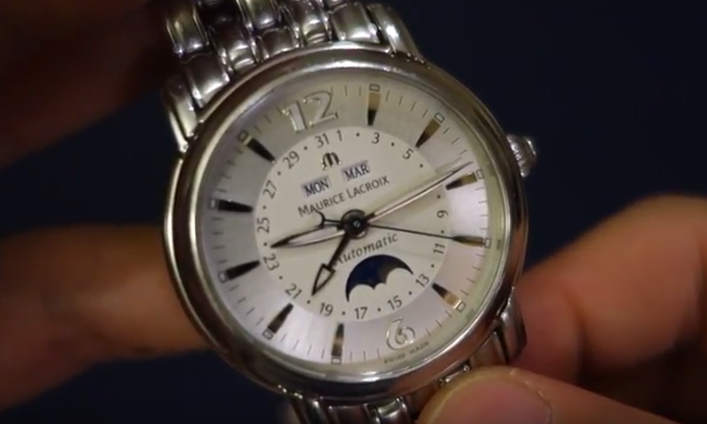 Maurice LaCroix Gents Moonphase Automatic Watch